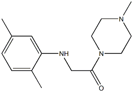 2-[(2,5-dimethylphenyl)amino]-1-(4-methylpiperazin-1-yl)ethan-1-one