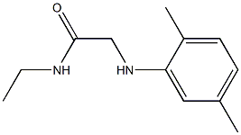 2-[(2,5-dimethylphenyl)amino]-N-ethylacetamide Structure