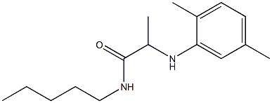 2-[(2,5-dimethylphenyl)amino]-N-pentylpropanamide