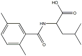 2-[(2,5-dimethylphenyl)formamido]-4-methylpentanoic acid