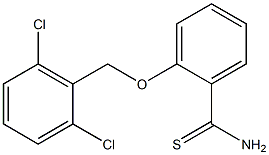 2-[(2,6-dichlorophenyl)methoxy]benzene-1-carbothioamide Structure