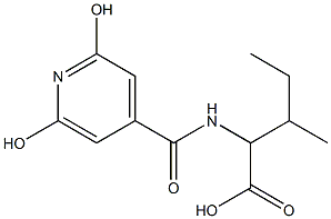 2-[(2,6-dihydroxyisonicotinoyl)amino]-3-methylpentanoic acid