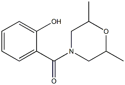 2-[(2,6-dimethylmorpholin-4-yl)carbonyl]phenol