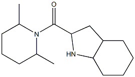 2-[(2,6-dimethylpiperidin-1-yl)carbonyl]octahydro-1H-indole,,结构式