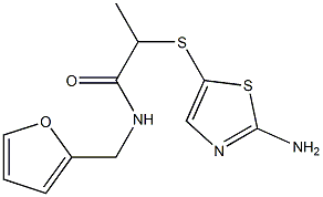 2-[(2-amino-1,3-thiazol-5-yl)sulfanyl]-N-(furan-2-ylmethyl)propanamide