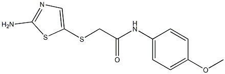 2-[(2-amino-1,3-thiazol-5-yl)thio]-N-(4-methoxyphenyl)acetamide