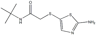 2-[(2-amino-1,3-thiazol-5-yl)thio]-N-(tert-butyl)acetamide|