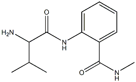 2-[(2-amino-3-methylbutanoyl)amino]-N-methylbenzamide 结构式