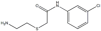 2-[(2-aminoethyl)thio]-N-(3-chlorophenyl)acetamide Structure