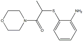 2-[(2-aminophenyl)sulfanyl]-1-(morpholin-4-yl)propan-1-one