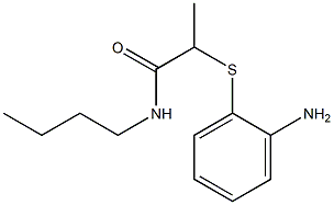 2-[(2-aminophenyl)sulfanyl]-N-butylpropanamide|