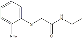 2-[(2-aminophenyl)thio]-N-ethylacetamide Structure