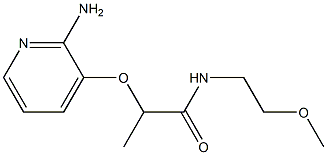 2-[(2-aminopyridin-3-yl)oxy]-N-(2-methoxyethyl)propanamide