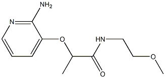  2-[(2-aminopyridin-3-yl)oxy]-N-(2-methoxyethyl)propanamide