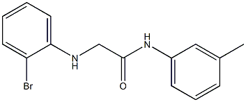 2-[(2-bromophenyl)amino]-N-(3-methylphenyl)acetamide|