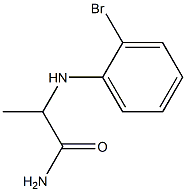 2-[(2-bromophenyl)amino]propanamide|