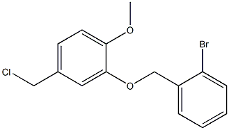 2-[(2-bromophenyl)methoxy]-4-(chloromethyl)-1-methoxybenzene