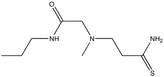 2-[(2-carbamothioylethyl)(methyl)amino]-N-propylacetamide