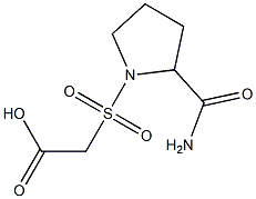 2-[(2-carbamoylpyrrolidine-1-)sulfonyl]acetic acid