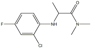 2-[(2-chloro-4-fluorophenyl)amino]-N,N-dimethylpropanamide