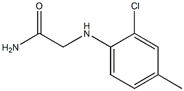 2-[(2-chloro-4-methylphenyl)amino]acetamide,,结构式