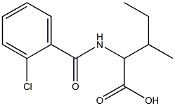 2-[(2-chlorobenzoyl)amino]-3-methylpentanoic acid|