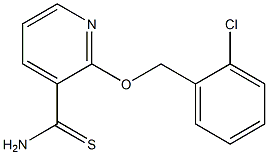 2-[(2-chlorophenyl)methoxy]pyridine-3-carbothioamide