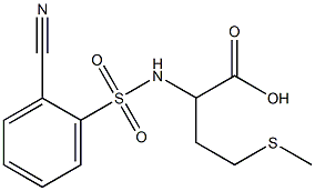  2-[(2-cyanobenzene)sulfonamido]-4-(methylsulfanyl)butanoic acid