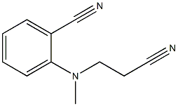 2-[(2-cyanoethyl)(methyl)amino]benzonitrile,,结构式