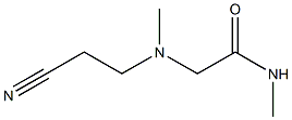 2-[(2-cyanoethyl)(methyl)amino]-N-methylacetamide