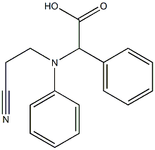 2-[(2-cyanoethyl)(phenyl)amino]-2-phenylacetic acid