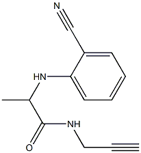 2-[(2-cyanophenyl)amino]-N-(prop-2-yn-1-yl)propanamide