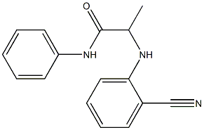 2-[(2-cyanophenyl)amino]-N-phenylpropanamide