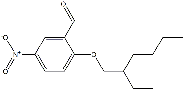 2-[(2-ethylhexyl)oxy]-5-nitrobenzaldehyde Structure