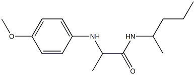 2-[(4-methoxyphenyl)amino]-N-(pentan-2-yl)propanamide