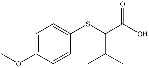 2-[(4-methoxyphenyl)sulfanyl]-3-methylbutanoic acid