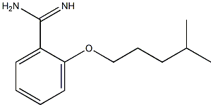 2-[(4-methylpentyl)oxy]benzene-1-carboximidamide Structure