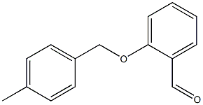 2-[(4-methylphenyl)methoxy]benzaldehyde,,结构式