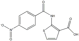  2-[(4-nitrobenzoyl)amino]thiophene-3-carboxylic acid