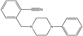 2-[(4-phenylpiperazin-1-yl)methyl]benzonitrile 结构式