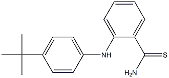 2-[(4-tert-butylphenyl)amino]benzene-1-carbothioamide Structure