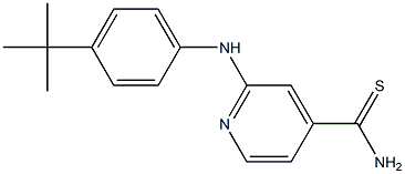  2-[(4-tert-butylphenyl)amino]pyridine-4-carbothioamide