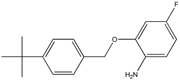 2-[(4-tert-butylphenyl)methoxy]-4-fluoroaniline Structure