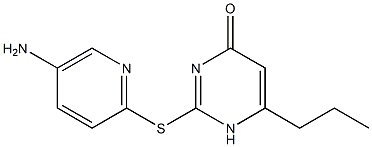 2-[(5-aminopyridin-2-yl)sulfanyl]-6-propyl-1,4-dihydropyrimidin-4-one