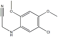 2-[(5-chloro-2,4-dimethoxyphenyl)amino]acetonitrile Structure