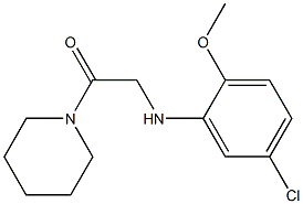 2-[(5-chloro-2-methoxyphenyl)amino]-1-(piperidin-1-yl)ethan-1-one