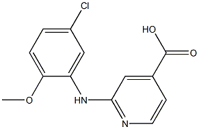 2-[(5-chloro-2-methoxyphenyl)amino]pyridine-4-carboxylic acid