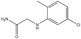 2-[(5-chloro-2-methylphenyl)amino]acetamide Struktur