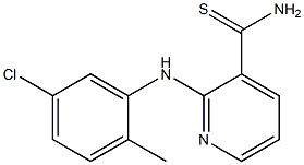 2-[(5-chloro-2-methylphenyl)amino]pyridine-3-carbothioamide