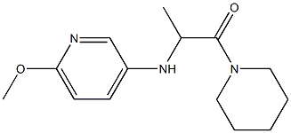 2-[(6-methoxypyridin-3-yl)amino]-1-(piperidin-1-yl)propan-1-one
